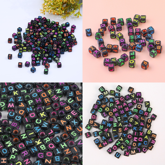 100 Grams Beads For Making Hair Accessories, Jewellery Crafts Items (AB-05)