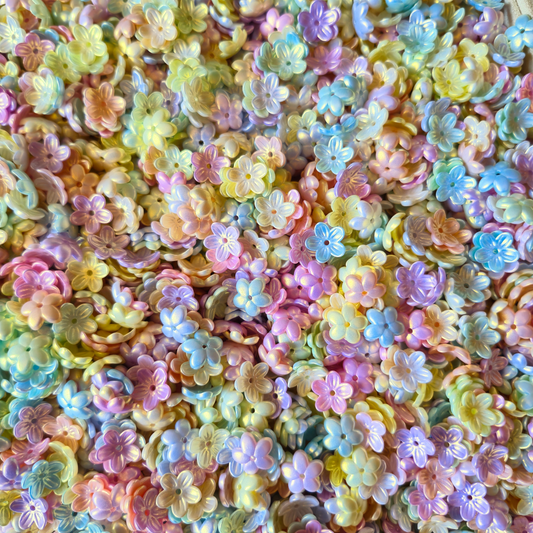 100 Grams Multi Color Beads For DIY Hair Accessories, Jewellery, Crafts Making (044)