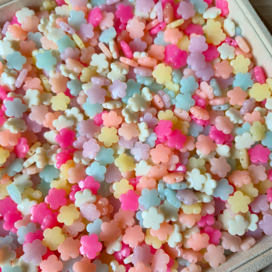 100 Grams Multi Color Beads For DIY Hair Accessories, Jewellery, Crafts Making (008)