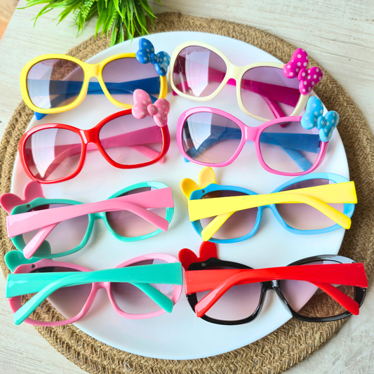 Pack of 8pcs Kids Colorful Sunglasses – DIY Craft Accessories & Party Favors SG-11