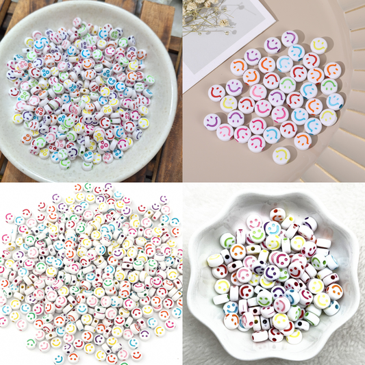 100 Grams Beads For Making Hair Accessories, Jewellery Crafts Items (AB-14)