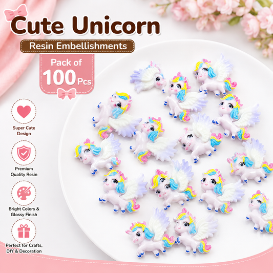 100pc Cartoon Character Beads for DIY Crafts, Accessories & Decoration (BEADS-03)