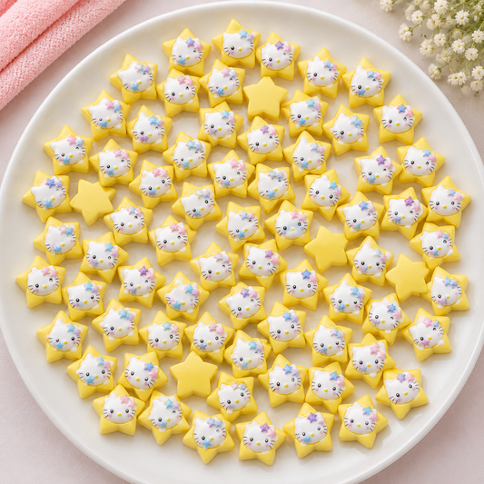 100pc Cartoon Character Beads for DIY Crafts, Accessories & Decoration (BEADS-05)