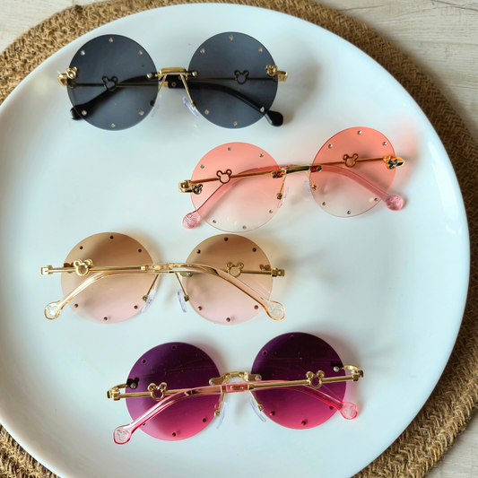 Pack of 4pcs Kids Colorful Sunglasses – DIY Craft Accessories & Party Favors SG-31