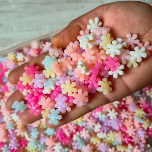 100 Grams Multi Color Beads For DIY Hair Accessories, Jewellery, Crafts Making (004)