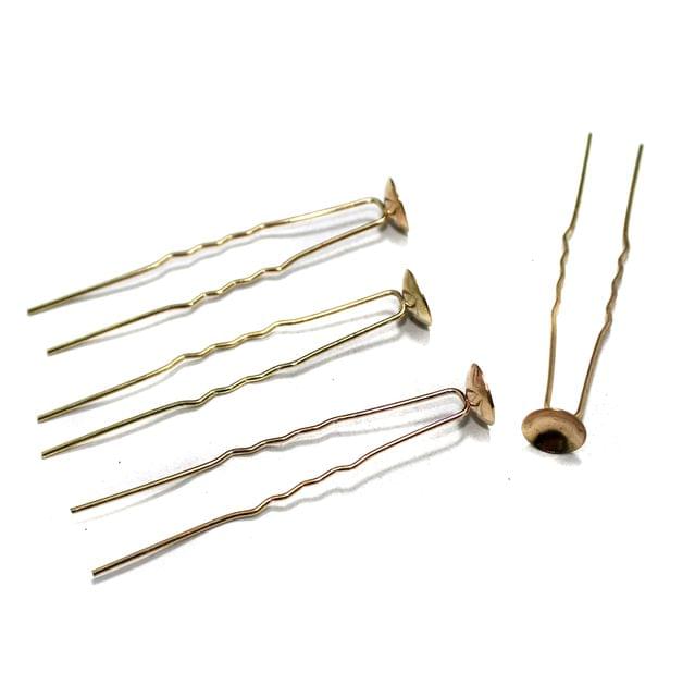 100pc Golden Color Hair Juda U-pin For Making Hair Accessories