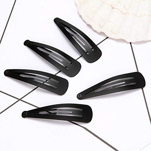 Medium 120pcs Hair Tictac Glossy Black Color (SMALL-03)