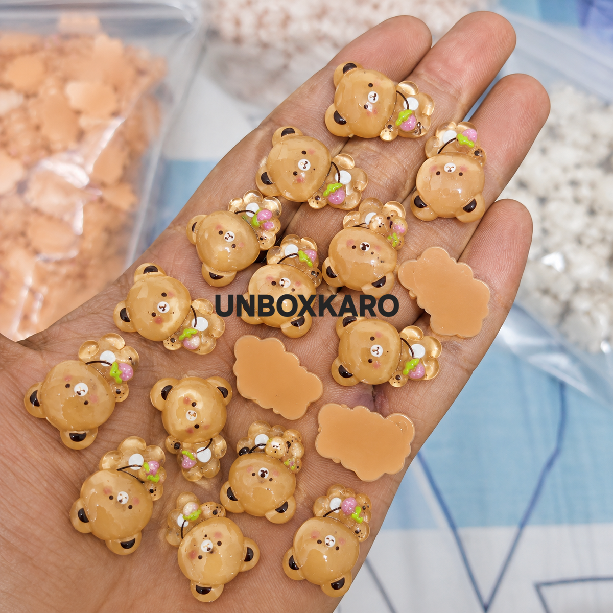 100pc Cartoon Character Beads for DIY Crafts, Accessories & Decoration (BEADS-01)