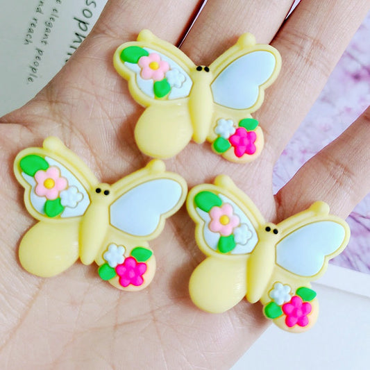 Pack Of 16pc Multi Color Silicon Hair Accessories Making Material (KP-020)