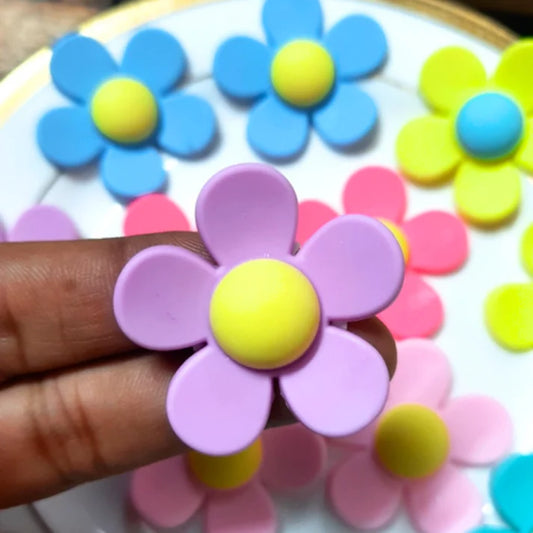 Pack Of 12pc Multicolor Silicon Hair Accessories Making Material (022)