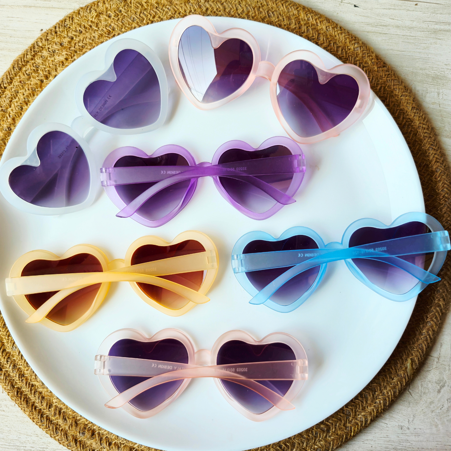 Pack of 6pcs Kids Colorful Sunglasses – DIY Craft Accessories & Party Favors SG-06