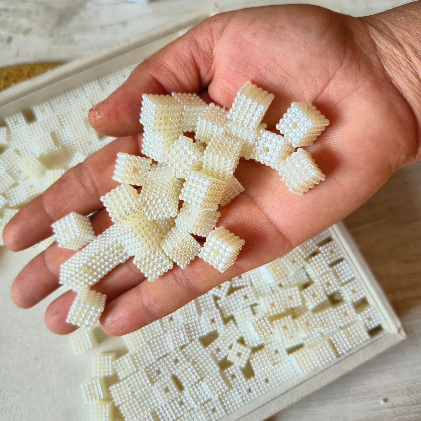 Large 100 Grams Multi Color Beads For DIY Hair Accessories, Jewellery, Crafts Making (046)