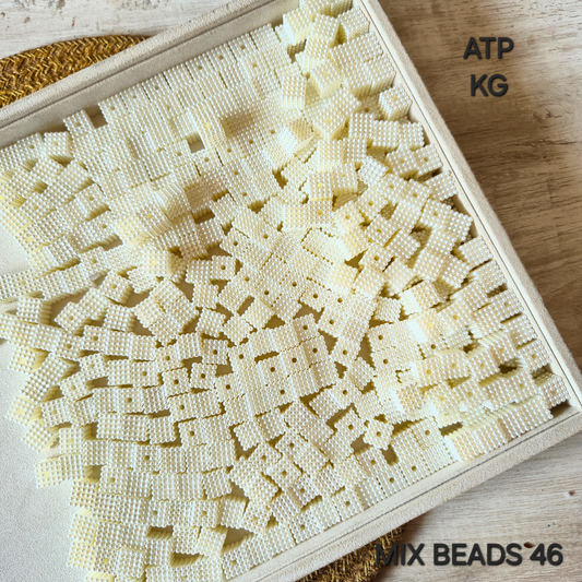 Large 100 Grams Multi Color Beads For DIY Hair Accessories, Jewellery, Crafts Making (046)