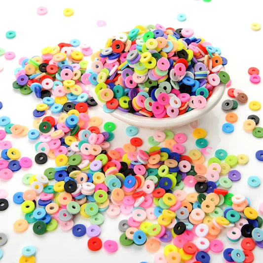 Pack of 100 Grams Multicolor Beads For Making Hair Accessories, Jewellery, DIY Crafts etc