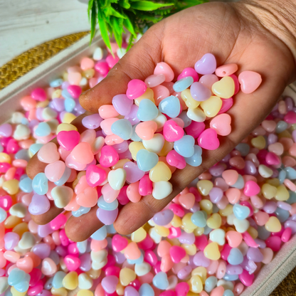 100 Grams Multi Color Beads For DIY Hair Accessories, Jewellery, Crafts Making (006)
