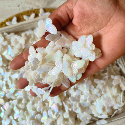 100 Grams Multi Color Beads For DIY Hair Accessories, Jewellery, Crafts Making (052)