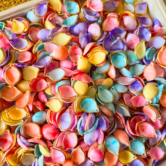 100 Grams Multi Color Beads For DIY Hair Accessories, Jewellery, Crafts Making (055)