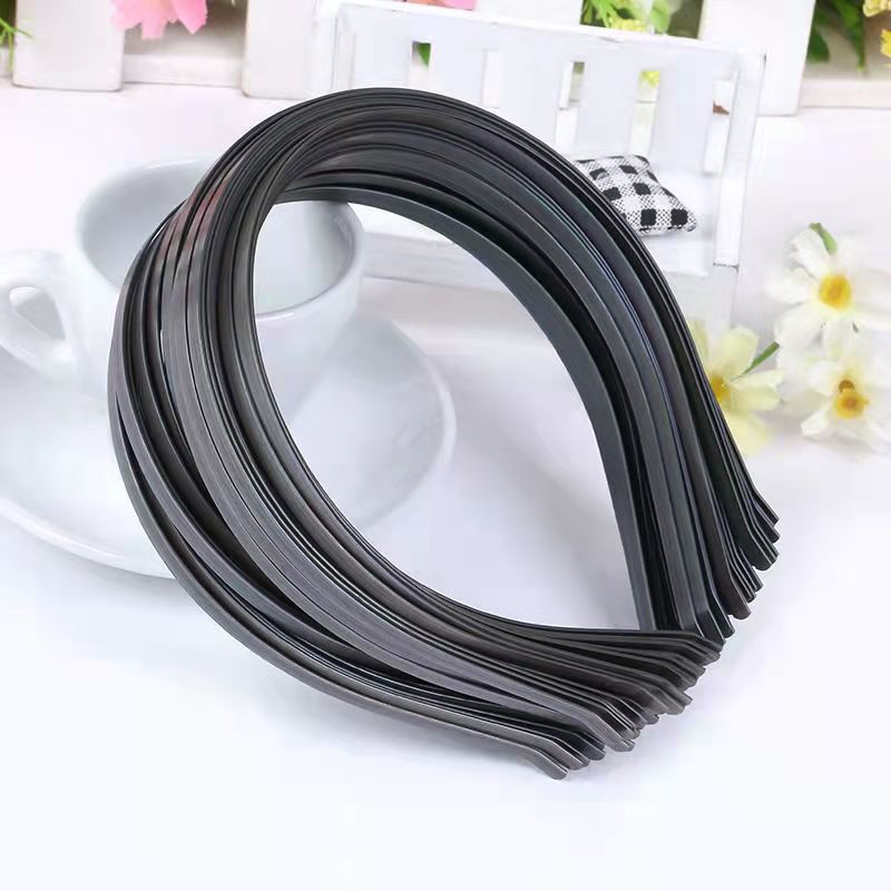 50pc Black Metal Hair Band Base For Making Hair Accessories Hair Bands, Headbands