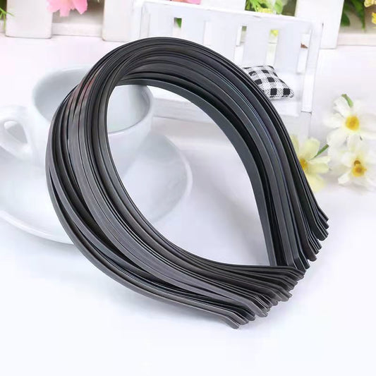 100pc Black Metal Hair Band Base For Making Hair Accessories Hair Bands, Headbands