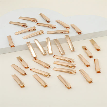 3cm (100pc) Gold Alligator Hair Clips – 3cm