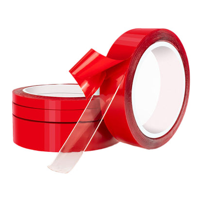 Pack of 2pc Double sided transparent tape for making hair accessories, jewellery, diy crafts etc