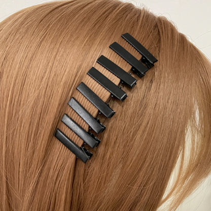 3cm (100pc) Black Alligator Hair Clip – DIY Bow Making