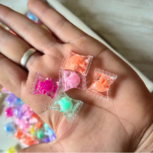 100gm Multi Color Beads For Making Hair Accessories, Jewellery, DIY Crafts (Mix Beads 69)