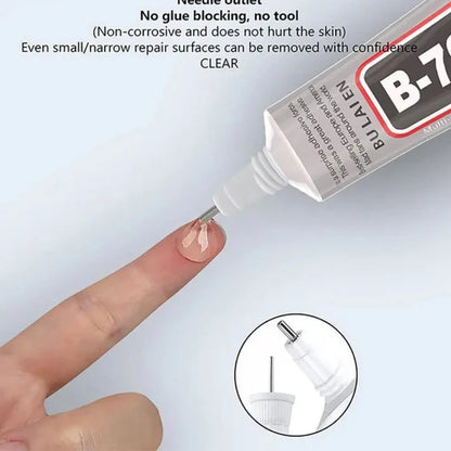 Multi-Purpose 110ml B-7000 Glue Transparent Adhesive For Making DIY Jewelery, Hair Accessories, Crafts
