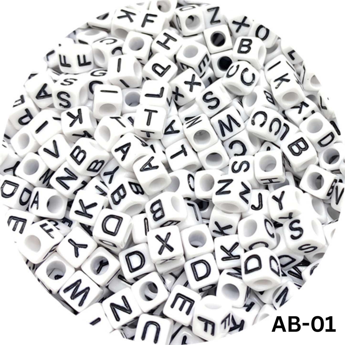 100 Grams Beads For Making Hair Accessories, Jewellery Crafts Items (AB-01)