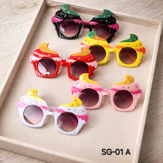 Pack of 5pcs Kids Colorful Sunglasses – DIY Craft Accessories & Party Favors SG-01