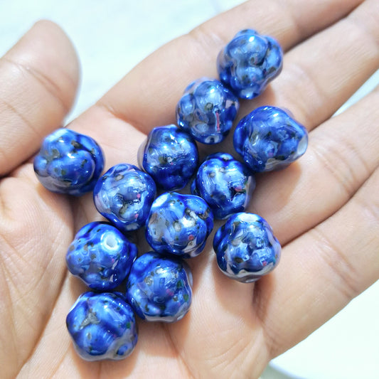 Pack of 12pc Multicolor Premium Glossy Beads