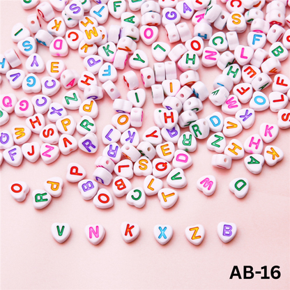 100 Grams Beads For Making Hair Accessories, Jewellery Crafts Items (AB-16)