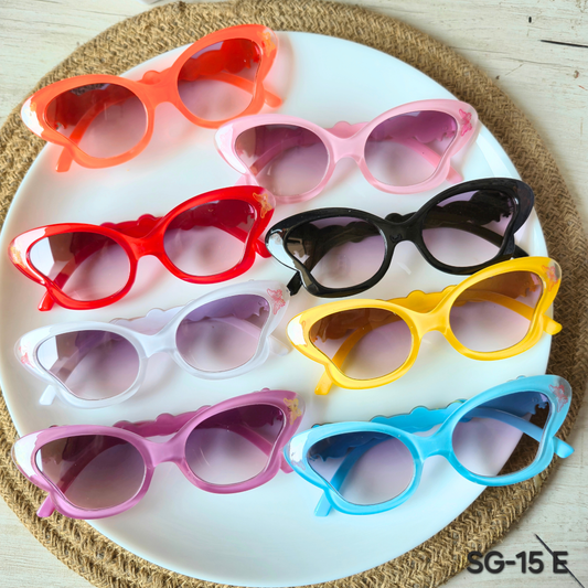 Pack of 8pcs Kids Colorful Sunglasses – DIY Craft Accessories & Party Favors SG-15