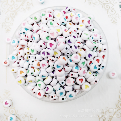 100 Grams Beads For Making Hair Accessories, Jewellery Crafts Items (AB-18)