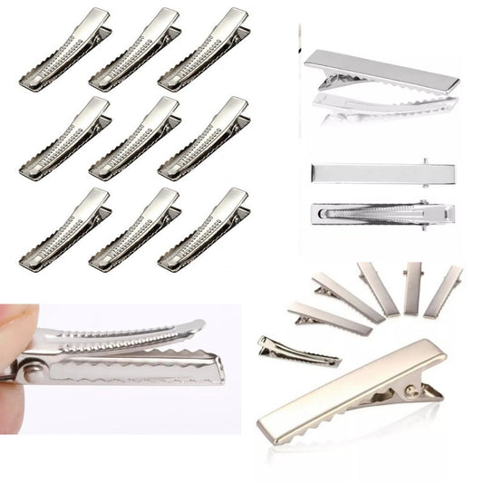 4.5cm Silver Alligator Clips for Hair Bows