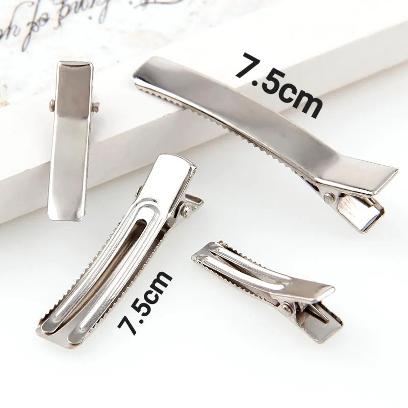 7.5cm (50PC) Double Prong Alligator Hair Clips