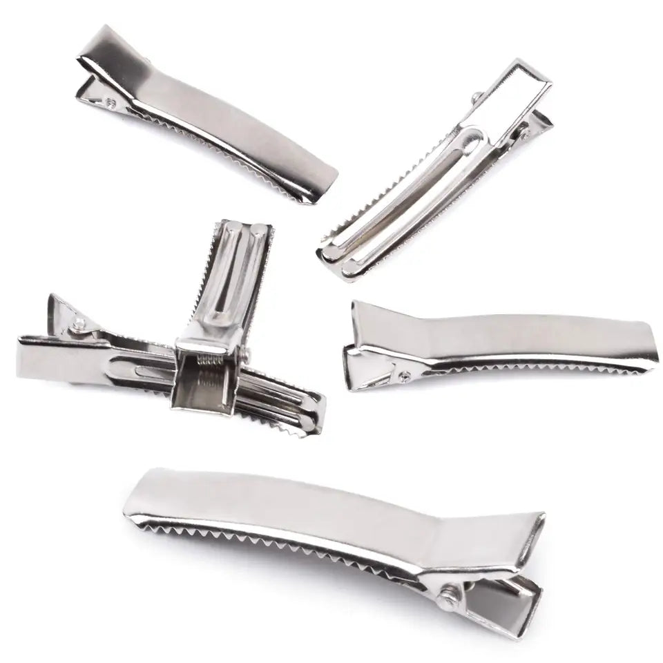 4.5cm (50PC) Double Prong Alligator Hair Clips