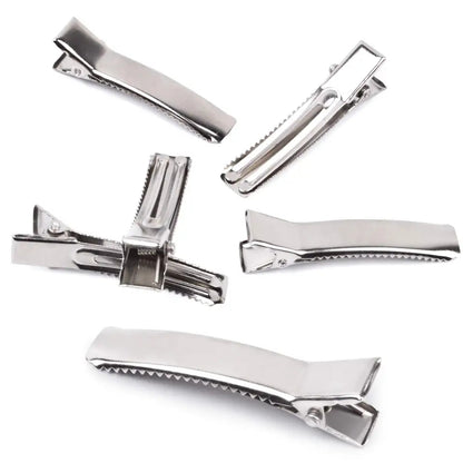 4.5cm (50PC) Double Prong Alligator Hair Clips