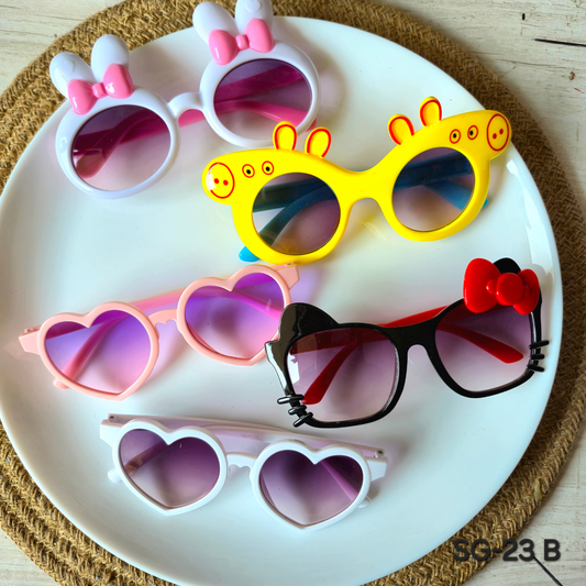 Pack of 5pcs Kids Colorful Sunglasses – DIY Craft Accessories & Party Favors SG-23