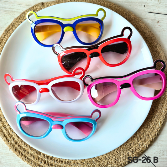 Pack of 5pcs Kids Colorful Sunglasses – DIY Craft Accessories & Party Favors SG-26