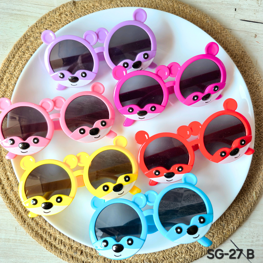 Pack of 6pcs Kids Colorful Sunglasses – DIY Craft Accessories & Party Favors SG-27