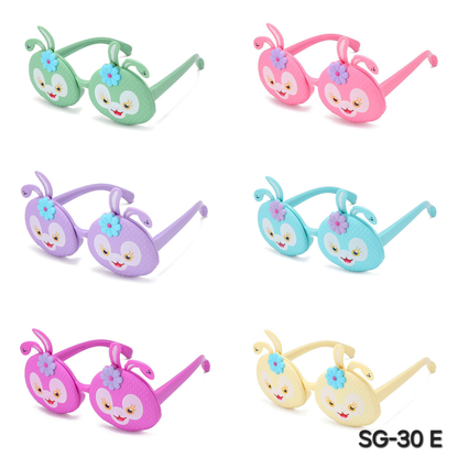 Pack of 6pcs Polarised Unbreakable Kids Colorful Sunglasses – DIY Craft Accessories & Party Favors SG-30