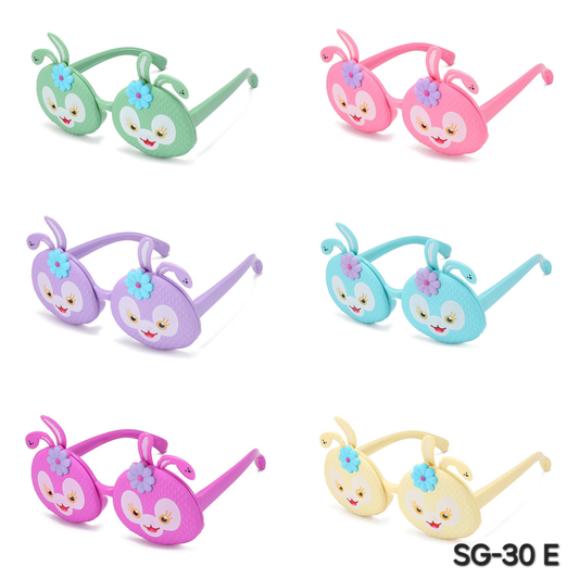 Pack of 6pcs Polarised Unbreakable Kids Colorful Sunglasses – DIY Craft Accessories & Party Favors SG-30