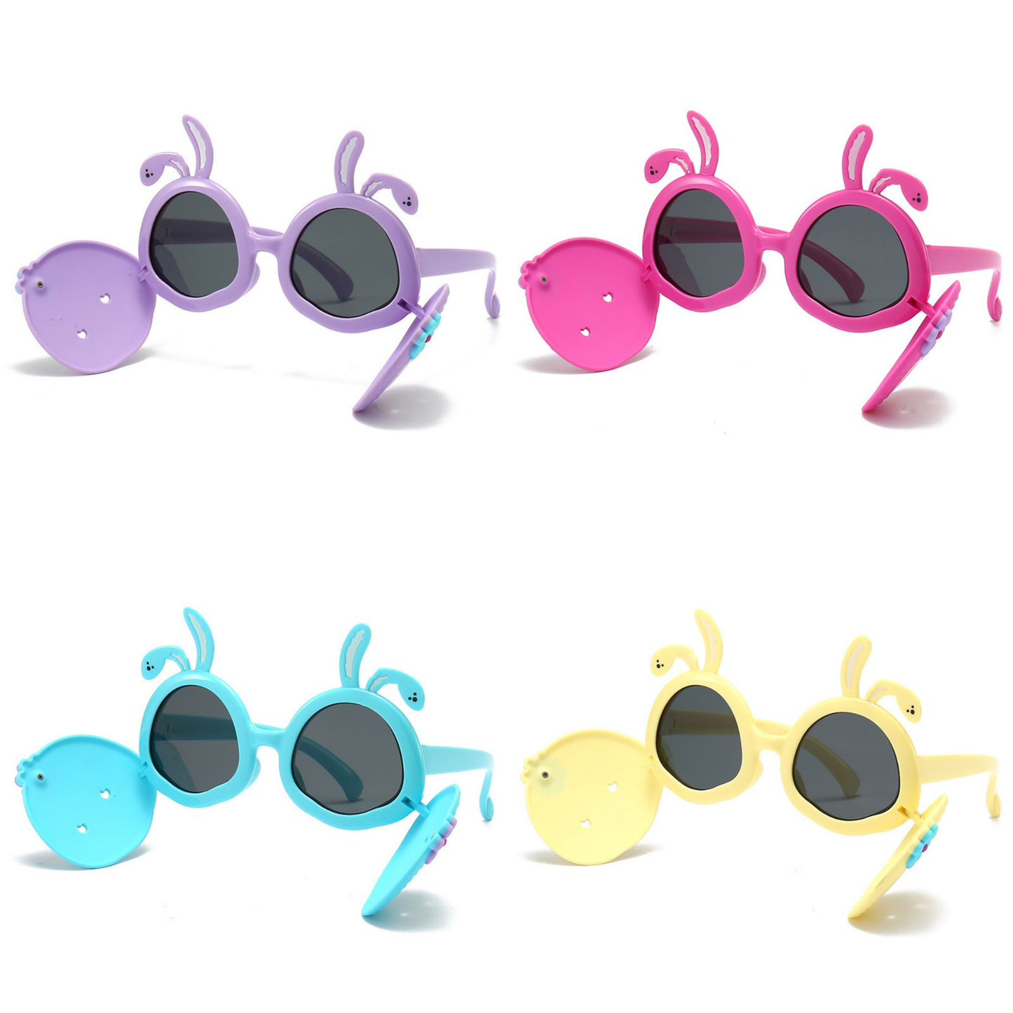 Pack of 6pcs Polarised Unbreakable Kids Colorful Sunglasses – DIY Craft Accessories & Party Favors SG-30