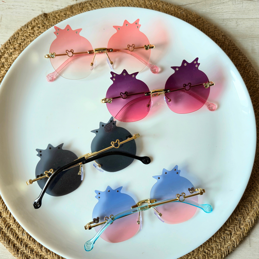 Pack of 4pcs Kids Colorful Sunglasses – DIY Craft Accessories & Party Favors SG-33