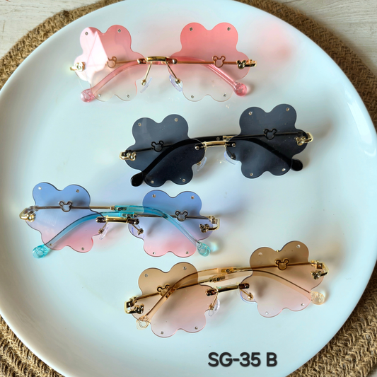 Pack of 4pcs Kids Colorful Sunglasses – DIY Craft Accessories & Party Favors SG-35