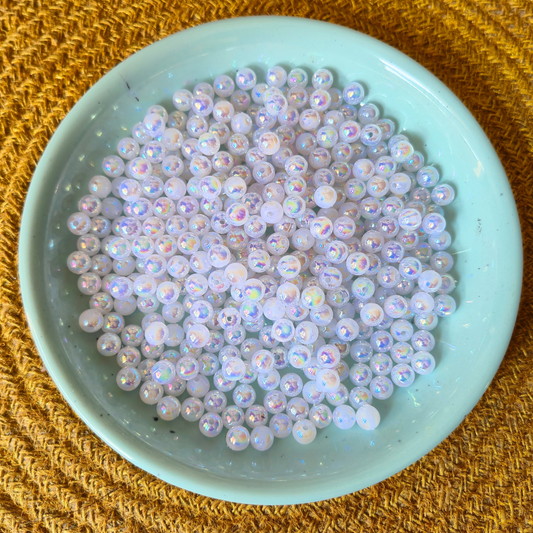 100 Grams Multi Color Beads For DIY Hair Accessories, Jewellery, Crafts Making (003)