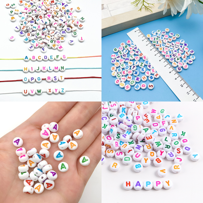 100 Grams Beads For Making Hair Accessories, Jewellery Crafts Items (AB-03)