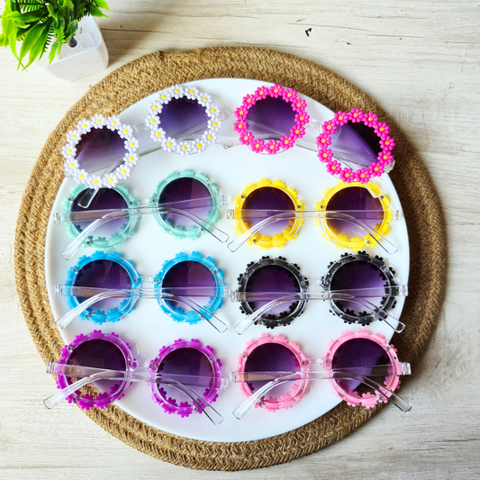 Pack of 8pcs Kids Colorful Sunglasses – DIY Craft Accessories & Party Favors SG-03