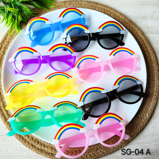 Pack of 8pcs Kids Colorful Sunglasses – DIY Craft Accessories & Party Favors SG-04